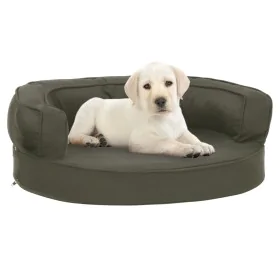 Ergonomische Hundebettmatratze in grauer Leinenoptik, 60 x 42 cm von vidaXL, Betten für Hunde - Ref: Foro24-171289, Preis: 44...