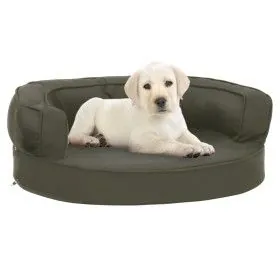 Gray linen look ergonomic dog bed mattress 60x42cm by vidaXL, Beds for dogs - Ref: Foro24-171289, Price: 44,50 €, Discount: %