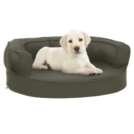 Ergonomische Hundebettmatratze in grauer Leinenoptik, 60 x 42 cm von vidaXL, Betten für Hunde - Ref: Foro24-171289, Preis: 44...