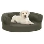 Ergonomische Hundebettmatratze in grauer Leinenoptik, 60 x 42 cm von vidaXL, Betten für Hunde - Ref: Foro24-171289, Preis: 44...