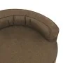 Colchón de cama de perro ergonómico aspecto lino marrón 75x53cm de vidaXL, Camas para perros - Ref: Foro24-171302, Precio: 73...