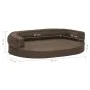 Colchón de cama de perro ergonómico aspecto lino marrón 75x53cm de vidaXL, Camas para perros - Ref: Foro24-171302, Precio: 73...