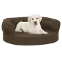 Ergonomische Hundebettmatratze in Leinenoptik braun 60x42cm von vidaXL, Betten für Hunde - Ref: Foro24-171301, Preis: 44,50 €...