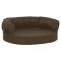 Colchón de cama de perro ergonómico aspecto lino marrón 60x42cm de vidaXL, Camas para perros - Ref: Foro24-171301, Precio: 44...