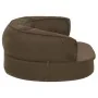Colchón de cama de perro ergonómico aspecto lino marrón 60x42cm de vidaXL, Camas para perros - Ref: Foro24-171301, Precio: 44...