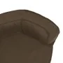 Colchón de cama de perro ergonómico aspecto lino marrón 60x42cm de vidaXL, Camas para perros - Ref: Foro24-171301, Precio: 44...