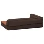 Brown linen look ergonomic dog bed mattress 60x42cm by vidaXL, Beds for dogs - Ref: Foro24-171340, Price: 45,25 €, Discount: %