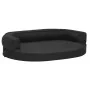 Ergonomisches Hundebett-Matratze in Leinenoptik schwarz 75x53cm von vidaXL, Betten für Hunde - Ref: Foro24-171308, Preis: 81,...