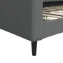 Dark gray fabric sofa bed 80x200 cm by vidaXL, Beds and slatted bases - Ref: Foro24-354157, Price: 182,37 €, Discount: %
