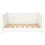 Bett für Hunde aus massiver Kiefer in Weiß 65,5x50,5x28 cm von vidaXL, Betten für Hunde - Ref: Foro24-821448, Preis: 64,47 €,...