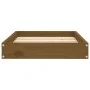 Hundebett aus massivem Kiefernholz, honigbraun, 61,5 x 49 x 9 cm von vidaXL, Betten für Hunde - Ref: Foro24-820854, Preis: 31...