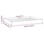 Solid pine wood dog bed 101.5x74x9 cm by vidaXL, Beds for dogs - Ref: Foro24-820866, Price: 51,95 €, Discount: %