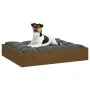 Cama para perros madera maciza pino marrón miel 51,5x44x9 cm de vidaXL, Camas para perros - Ref: Foro24-820849, Precio: 19,13...