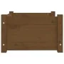 Solid pine wood dog bed in honey brown color, 55.5x45.5x28 cm by vidaXL, Beds for dogs - Ref: Foro24-821445, Price: 50,31 €, ...