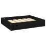 Hundebett aus massivem schwarzem Kiefernholz, 51,5 x 44 x 9 cm von vidaXL, Betten für Hunde - Ref: Foro24-820850, Preis: 20,7...