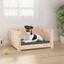 Dog bed solid pine wood 55.5x45.5x28 cm by vidaXL, Beds for dogs - Ref: Foro24-821442, Price: 48,47 €, Discount: %