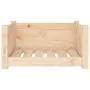 Cama para perros madera maciza de pino 55,5x45,5x28 cm de vidaXL, Camas para perros - Ref: Foro24-821442, Precio: 48,47 €, De...