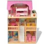 Casa de muñecas de 3 pisos madera 60x30x90 cm de vidaXL, Casitas de muñecas - Ref: Foro24-80175, Precio: 91,44 €, Descuento: %