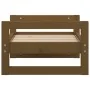 Cama para perros madera maciza pino marrón miel 55,5x45,5x28 cm de vidaXL, Camas para perros - Ref: Foro24-821470, Precio: 34...