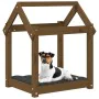 Hundebett aus massivem Kiefernholz, honigbraun, 61 x 50 x 70 cm von vidaXL, Betten für Hunde - Ref: Foro24-822200, Preis: 40,...