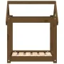 Cama para perros madera maciza pino marrón miel 61x50x70 cm de vidaXL, Camas para perros - Ref: Foro24-822200, Precio: 40,31 ...
