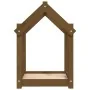 Cama para perros madera maciza pino marrón miel 61x50x70 cm de vidaXL, Camas para perros - Ref: Foro24-822200, Precio: 40,31 ...