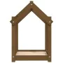 Hundebett aus massivem Kiefernholz, honigbraun, 61 x 50 x 70 cm von vidaXL, Betten für Hunde - Ref: Foro24-822200, Preis: 40,...