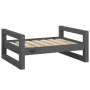 Bett für Hunde aus massiver Kiefer in Grau, 65,5x50,5x28 cm. von vidaXL, Betten für Hunde - Ref: Foro24-821474, Preis: 40,41 ...