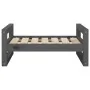 Bett für Hunde aus massiver Kiefer in Grau, 65,5x50,5x28 cm. von vidaXL, Betten für Hunde - Ref: Foro24-821474, Preis: 40,41 ...