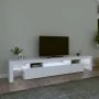 Mueble de TV con luces LED blanco 215x36,5x40 cm de vidaXL, Muebles TV - Ref: Foro24-3152794, Precio: 164,54 €, Descuento: %