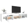 TV-Schrank mit LED-Leuchten weiß 215x36,5x40 cm von vidaXL, TV-Möbel - Ref: Foro24-3152794, Preis: 164,54 €, Rabatt: %