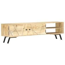 TV-Schrank aus massivem Mangoholz, 140 x 30 x 40 cm von vidaXL, TV-Möbel - Ref: Foro24-286152, Preis: 199,13 €, Rabatt: %
