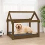 Hundebett aus massivem Kiefernholz, honigbraun, 81 x 60 x 70 cm von vidaXL, Betten für Hunde - Ref: Foro24-822210, Preis: 50,...