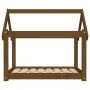 Hundebett aus massivem Kiefernholz, honigbraun, 81 x 60 x 70 cm von vidaXL, Betten für Hunde - Ref: Foro24-822210, Preis: 50,...