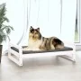 Cama para perros madera maciza de pino blanco 95,5x65,5x28 cm by vidaXL, Beds for dogs - Ref: Foro24-821483, Price: 65,03 €, ...