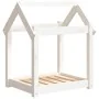 Cama para perros madera maciza de pino blanco 61x50x70 cm de vidaXL, Camas para perros - Ref: Foro24-822198, Precio: 45,74 €,...