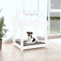 Cama para perros madera maciza de pino blanco 61x50x70 cm de vidaXL, Camas para perros - Ref: Foro24-822198, Precio: 45,74 €,...