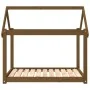 Cama para perros madera maciza pino marrón miel 101x70x90 cm de vidaXL, Camas para perros - Ref: Foro24-822215, Precio: 65,39...