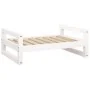 Dog bed solid white pine wood 75.5x55.5x28 cm by vidaXL, Beds for dogs - Ref: Foro24-821478, Price: 56,86 €, Discount: %