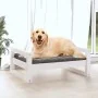 Dog bed solid white pine wood 75.5x55.5x28 cm by vidaXL, Beds for dogs - Ref: Foro24-821478, Price: 56,86 €, Discount: %
