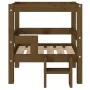 Cama para perros madera maciza pino marrón miel 55,5x53,5x60 cm de vidaXL, Camas para perros - Ref: Foro24-822370, Precio: 49...