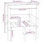 Cama para perros madera maciza pino marrón miel 55,5x53,5x60 cm de vidaXL, Camas para perros - Ref: Foro24-822370, Precio: 49...