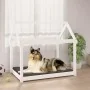 Solid white pine wood dog bed 101x70x90 cm by vidaXL, Beds for dogs - Ref: Foro24-822213, Price: 88,41 €, Discount: %