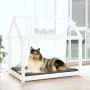 Solid white pine wood dog bed 101x70x90 cm by vidaXL, Beds for dogs - Ref: Foro24-822213, Price: 88,41 €, Discount: %
