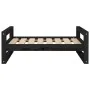 Bett für Hunde aus massiver schwarzer Kiefer 75,5x55,5x28 cm von vidaXL, Betten für Hunde - Ref: Foro24-821481, Preis: 46,89 ...