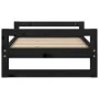 Bett für Hunde aus massiver schwarzer Kiefer 75,5x55,5x28 cm von vidaXL, Betten für Hunde - Ref: Foro24-821481, Preis: 46,89 ...