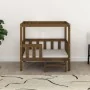 Hundebett aus massivem Kiefernholz, honigbraun, 95,5 x 73,5 x 90 cm von vidaXL, Betten für Hunde - Ref: Foro24-822385, Preis:...