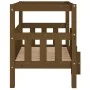 Cama para perros madera maciza pino marrón miel 75,5x63,5x70 cm de vidaXL, Camas para perros - Ref: Foro24-822380, Precio: 90...
