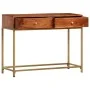 Mesa consola de madera maciza de acacia 100x35x76 cm de vidaXL, Mesas auxiliares - Ref: Foro24-286175, Precio: 143,81 €, Desc...