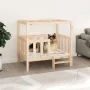Dog bed solid pine wood 105.5x83.5x100 cm by vidaXL, Beds for dogs - Ref: Foro24-822387, Price: 118,74 €, Discount: %